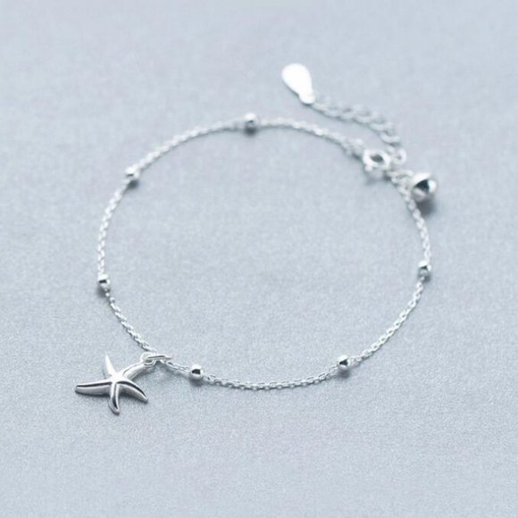 Jewelry - NEW 925 Sterling Silver Simple Starfish Bracelet